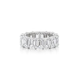 Platinum Emerald Eternity Diamond Band-Platinum Emerald Eternity Diamond Band - DRNKA05069