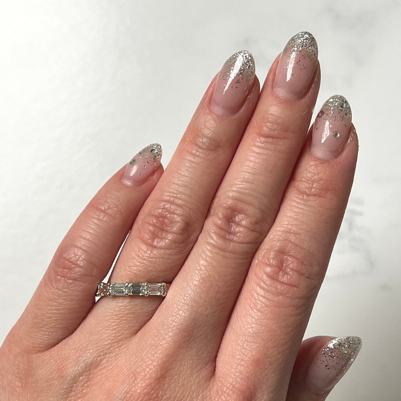 Platinum Eternity Diamond Wedding Band-Platinum Eternity Diamond Wedding Band - DRNKA04710