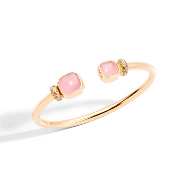 Order Rose Quartz Bracelet Online From India Gems & Minerals Co ,Surat