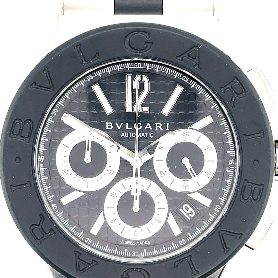 Pre-owned Bvlgari Diagono Chronograph - WGBVL01483