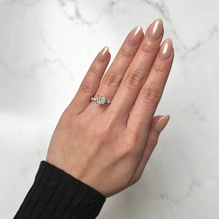 Princess-cut Engagement Ring -