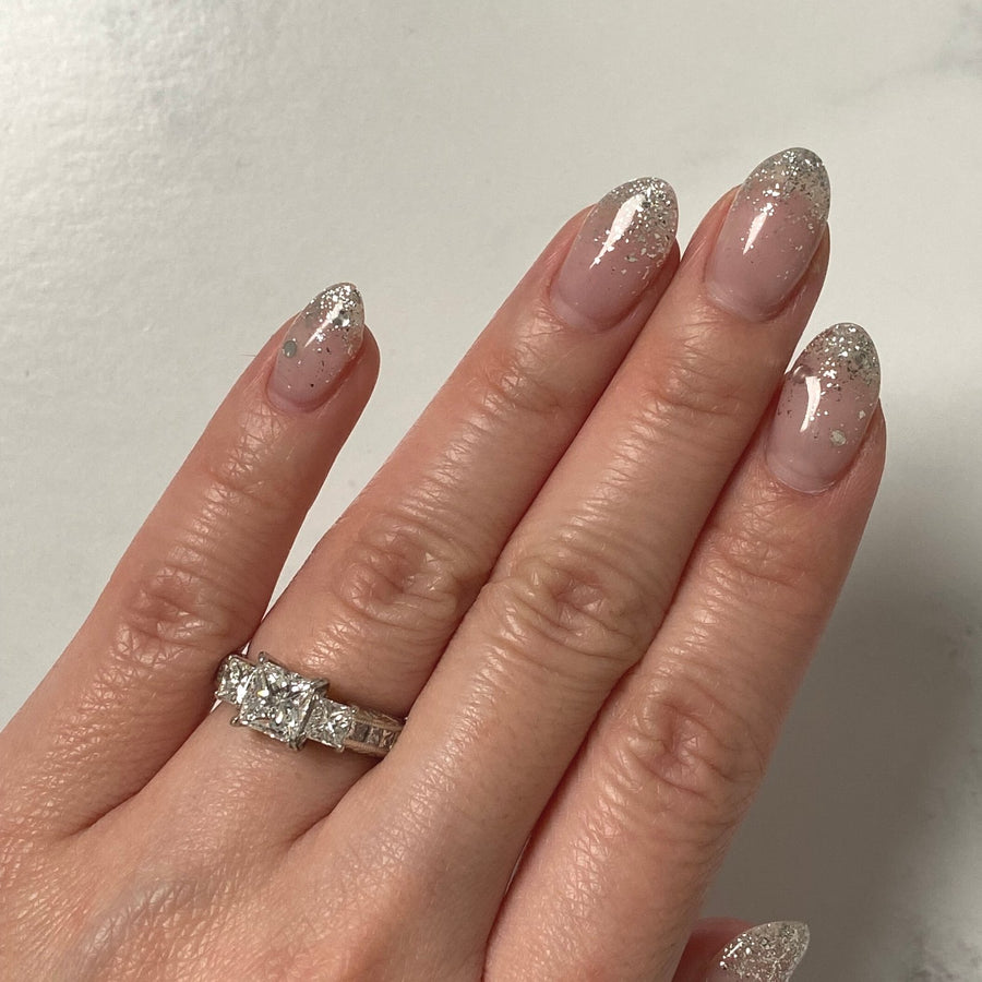 Princess-cut Engagement Ring - DRMBI00133