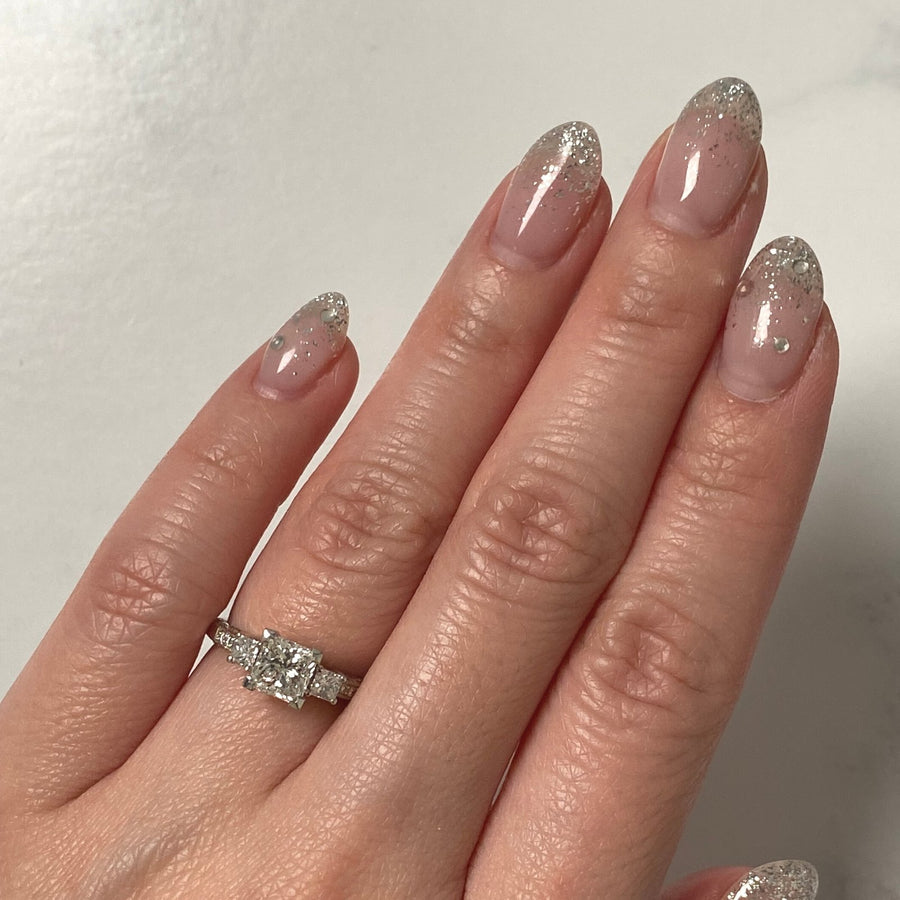Princess-cut Engagement Ring - DRMBI00174