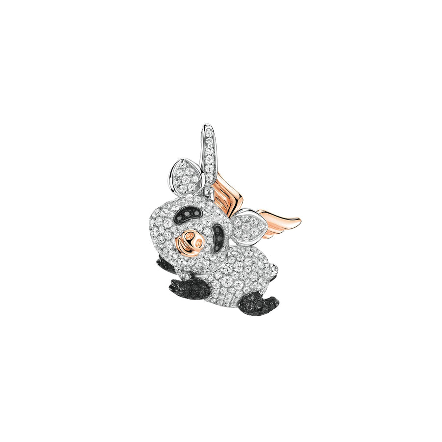 Qeelin Bo Bo Flying Pig Pendant - BBC-020-PD-PIG