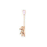 Qeelin Bo Bo Mini Chocky Earrings - Mini Chocky Bo Bo earring in 18K rose gold with rose quartz balloon
