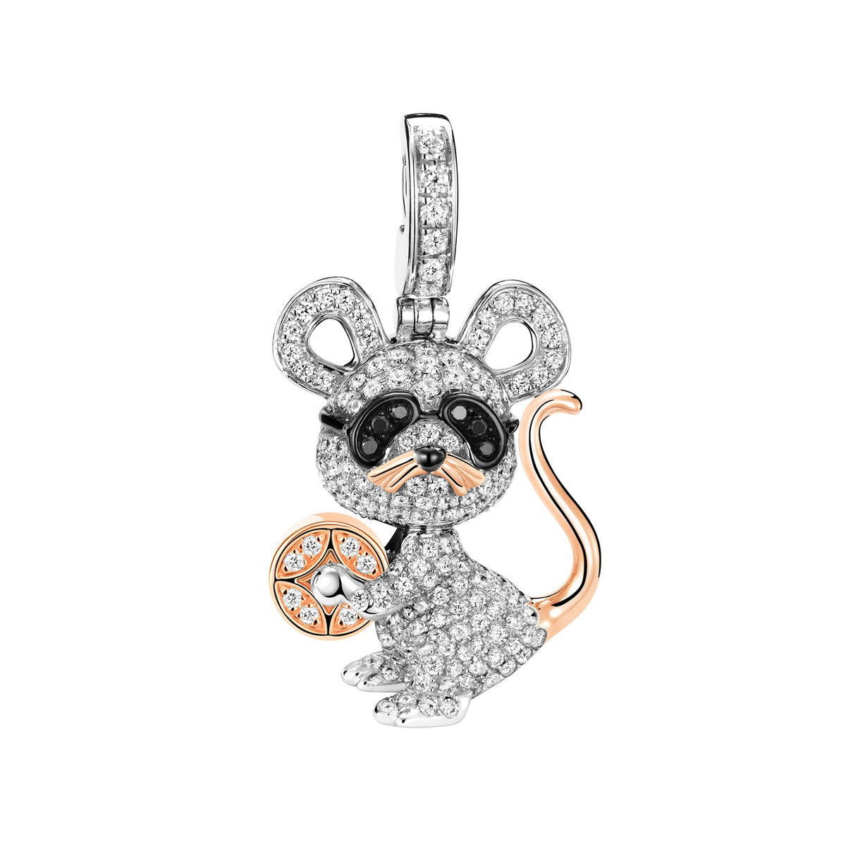 Qeelin Bo Bo Mouse Pendant - BBC-020-PD-MOUSE