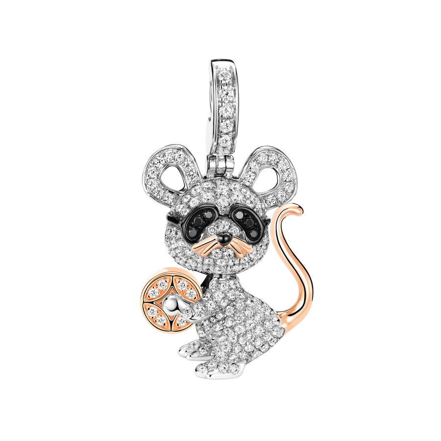 Qeelin Bo Bo Mouse Pendant - BBC-020-PD-MOUSE