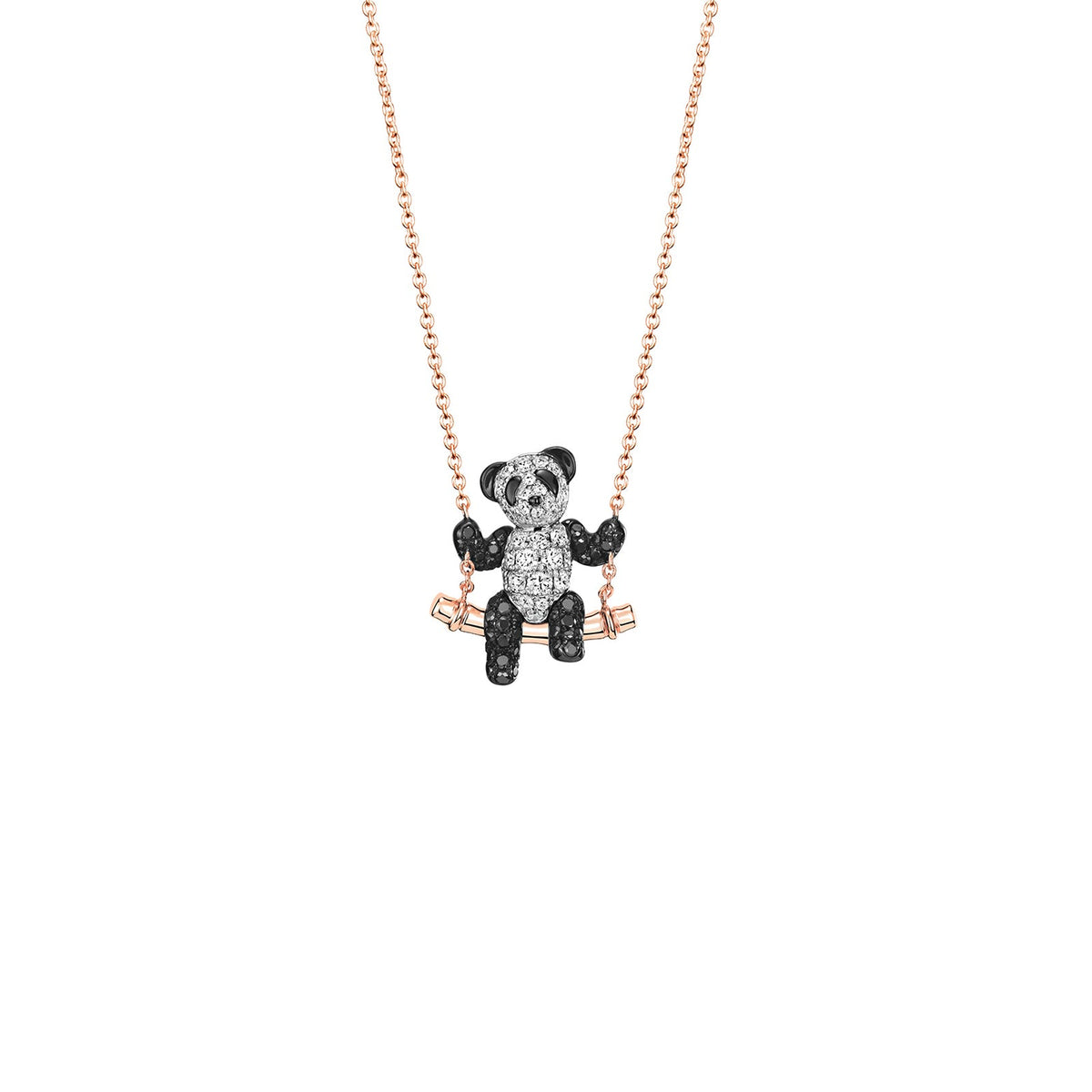 Qeelin Bo Bo Necklace - BB-040-WWFNL-RGD