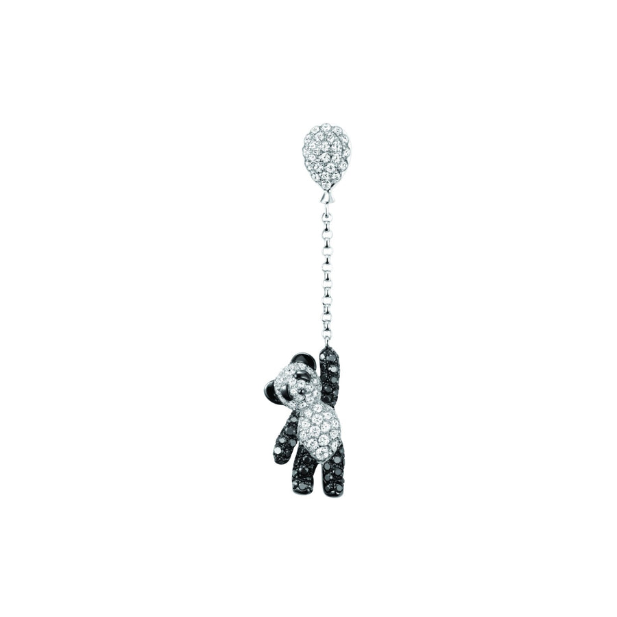 Qeelin Mini Classic Bo Bo Earring - BBE50CMWBBK