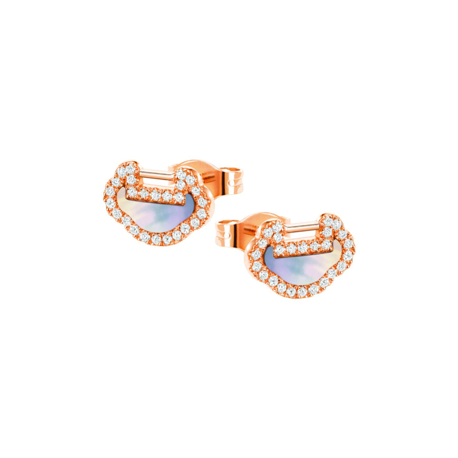 Qeelin Petite Yu Yi Earrings - YYEPT3BRGMP