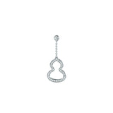 Qeelin Small Wulu Earring - WU-030-OER-WGD - Single 18 karat wulu diamond earring (1 piece)