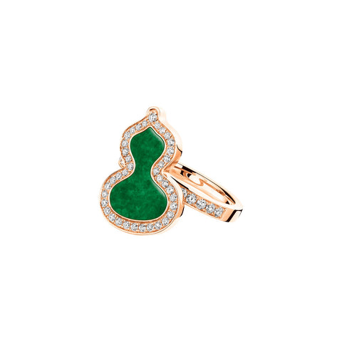 Qeelin Small Wulu Jade Ring - WUR30ABRGJE54