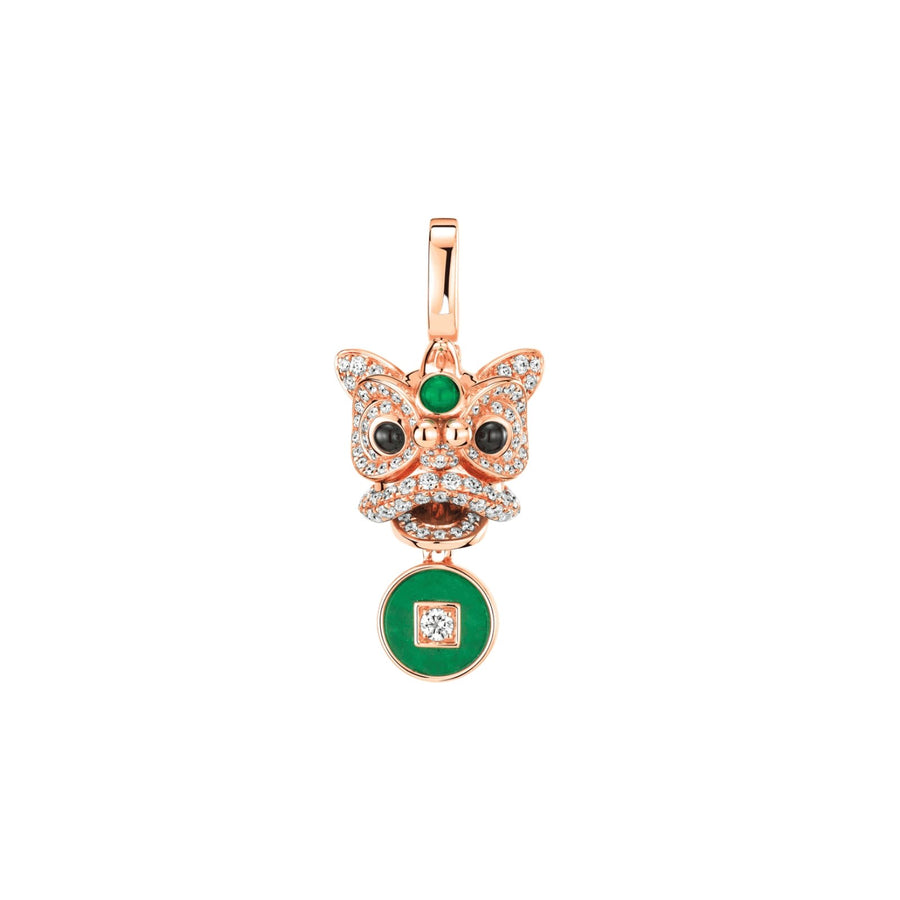 Qeelin Small Xi Xi Pendant - XXP30AWRGJE