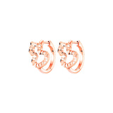 Qeelin Wulu 18 Earrings - WU-040-18HER-RG