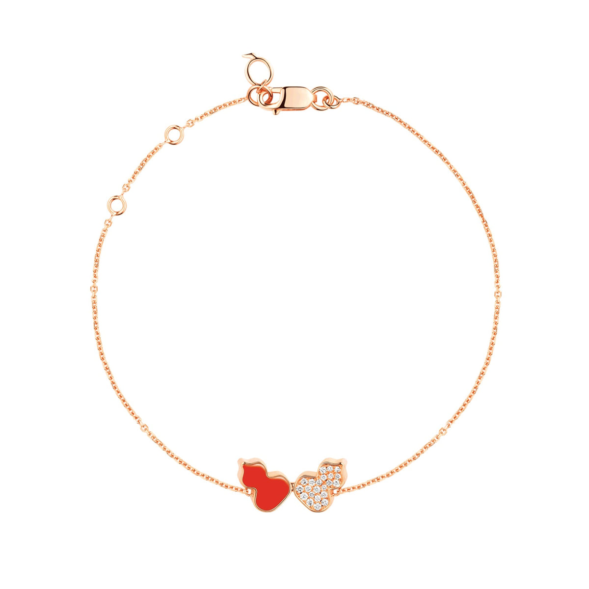 Qeelin Wulu Diamond and Hyceram Bracelet - WEB40ANRGRH