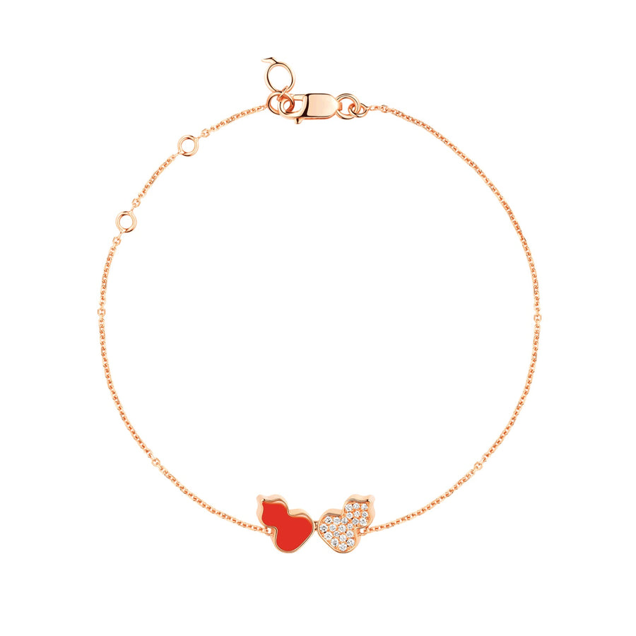 Qeelin Wulu Diamond and Hyceram Bracelet - WEB40ANRGRH