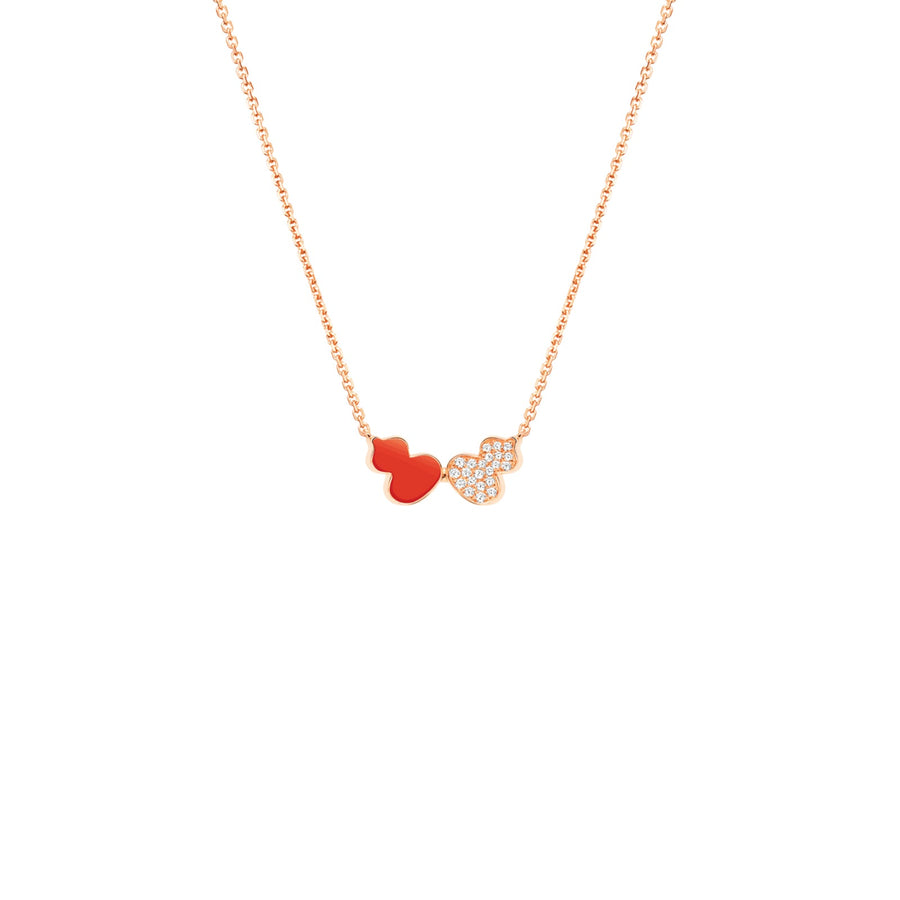 Qeelin Wulu Diamond and Hyceram Necklace - WEN40ANRGRH