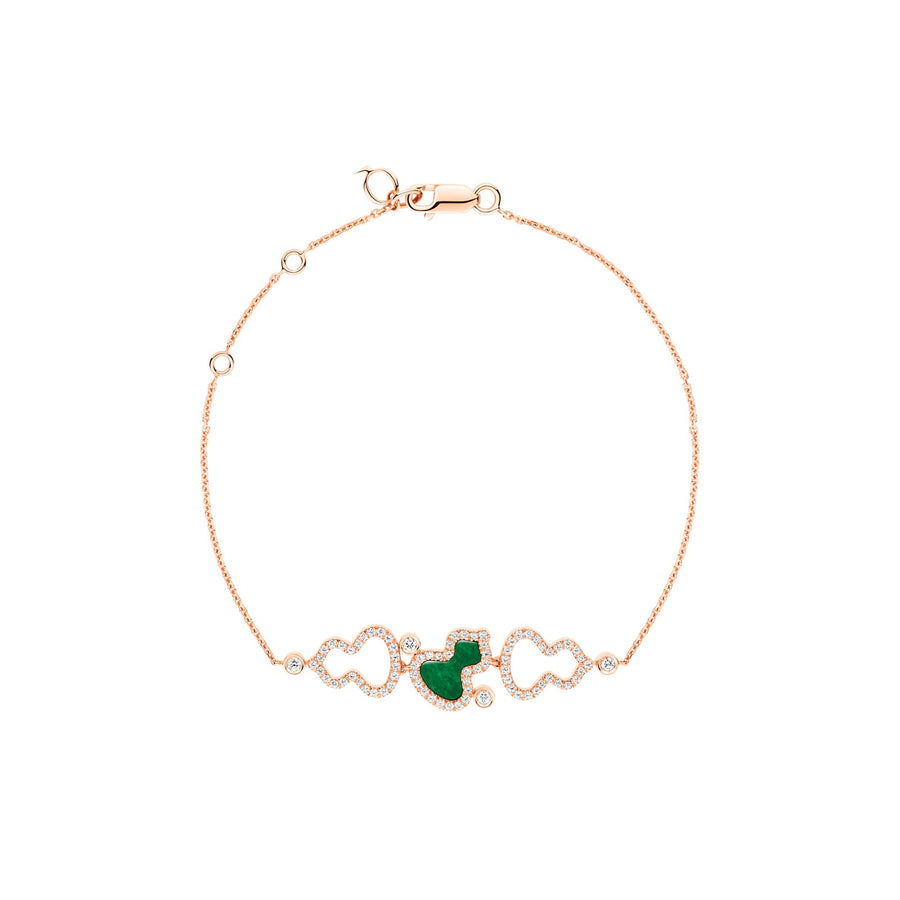 Qeelin Wulu Jade and Diamond Bracelet - WWB40ABRGJE