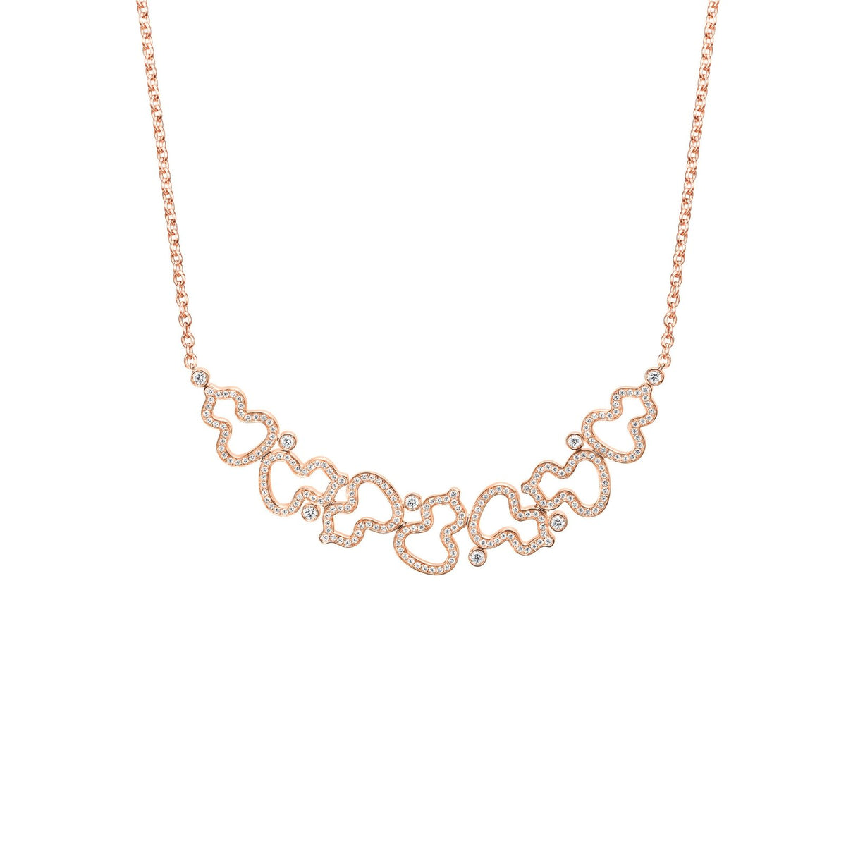 Qeelin Wulu Necklace - WU-030-7ONL-RGD