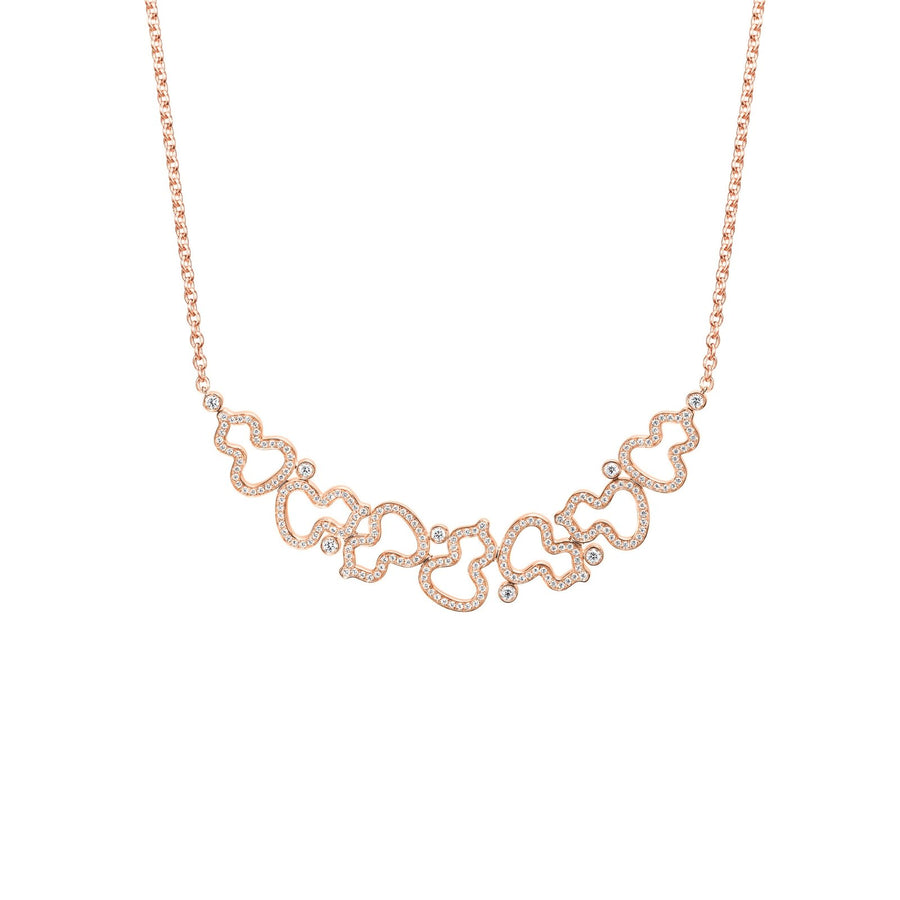Qeelin Wulu Necklace - WU-030-7ONL-RGD