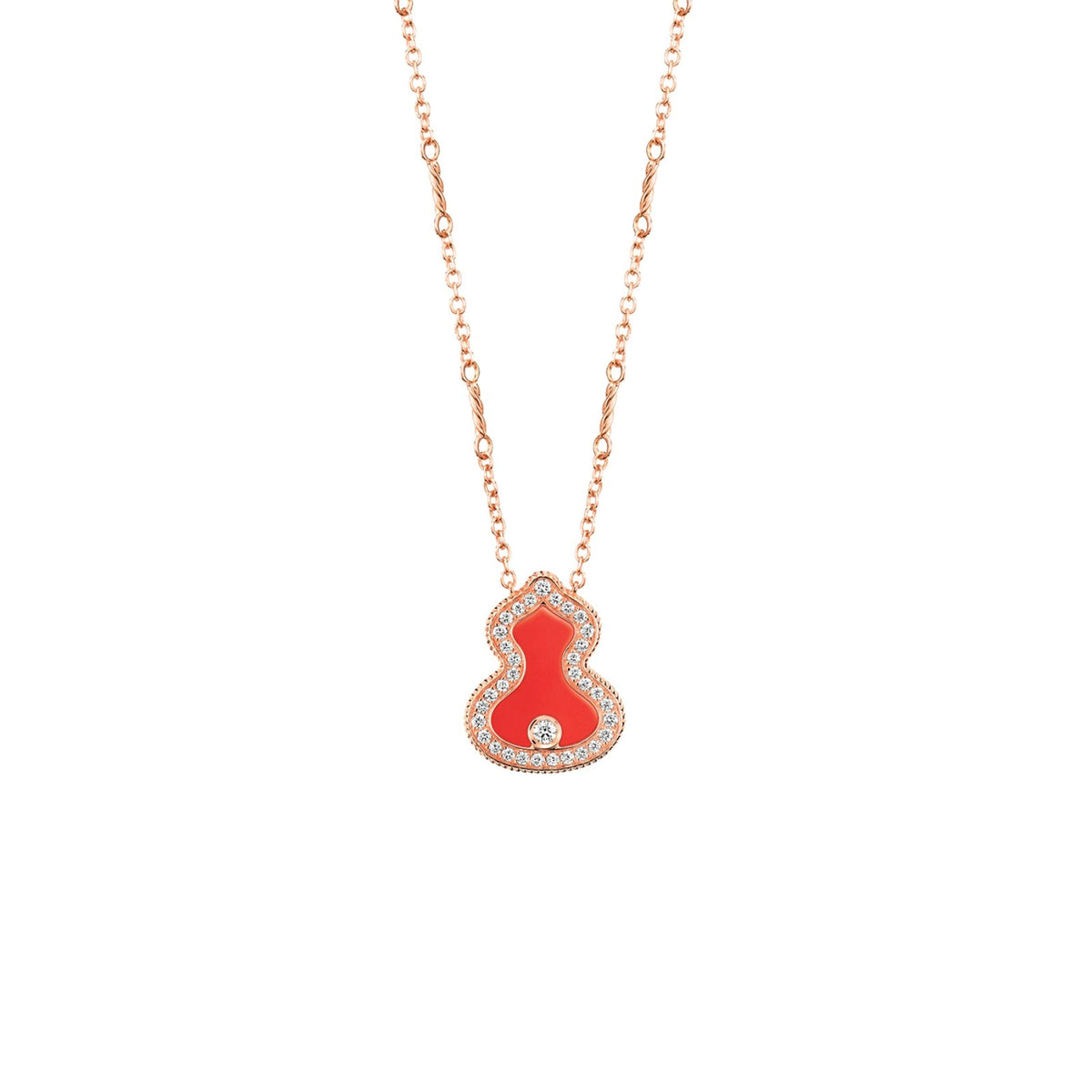 Qeelin Wulu Necklace - WU-030-LGNL-RGDRA