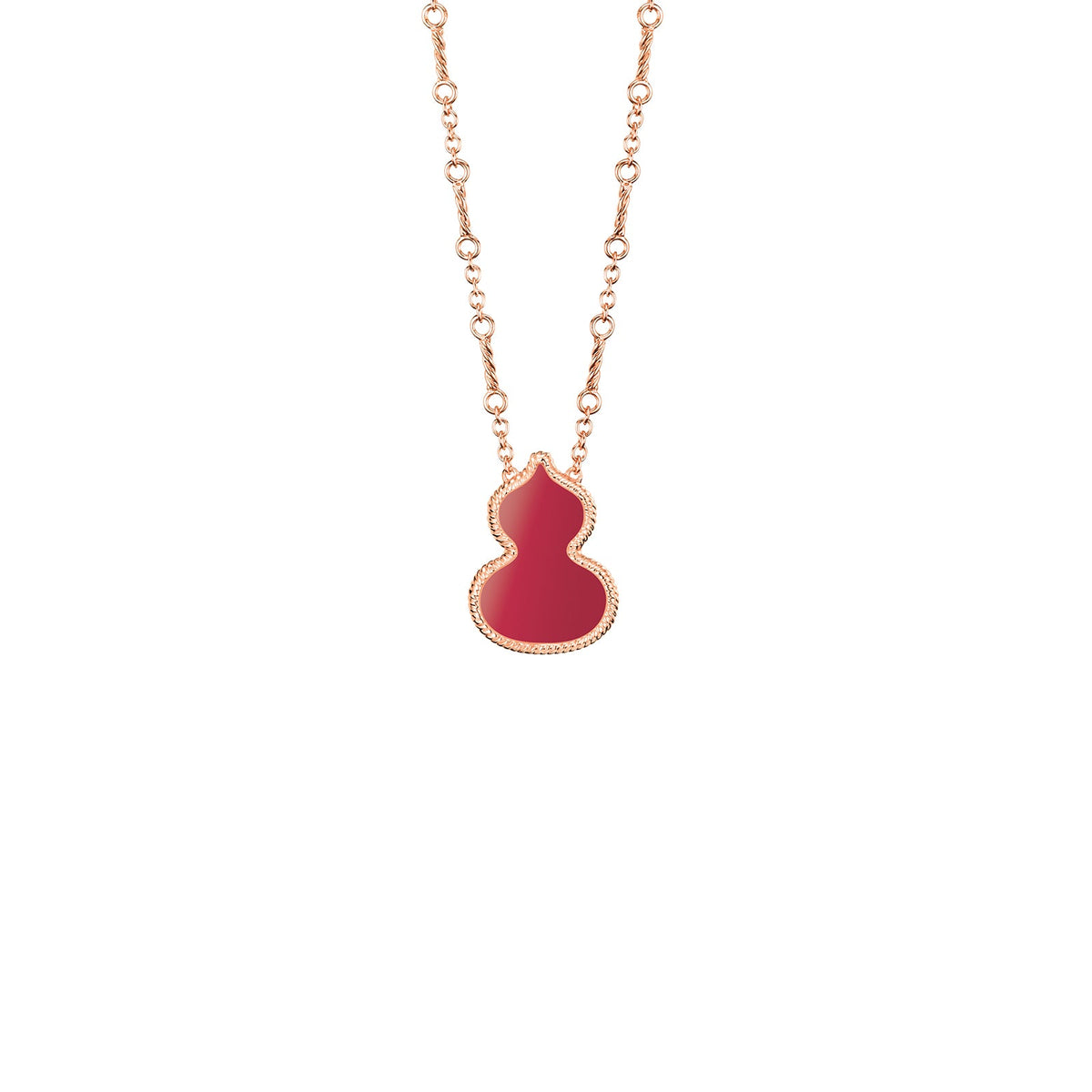 Qeelin Wulu Necklace - WU-030-NL17-RGRA