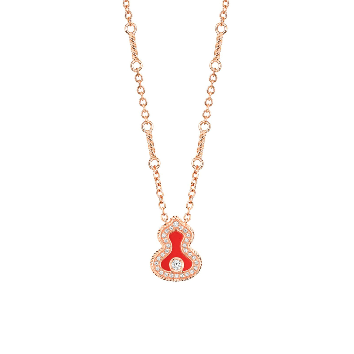 Qeelin Wulu Necklace - WU-040-LGNL-RGDRA