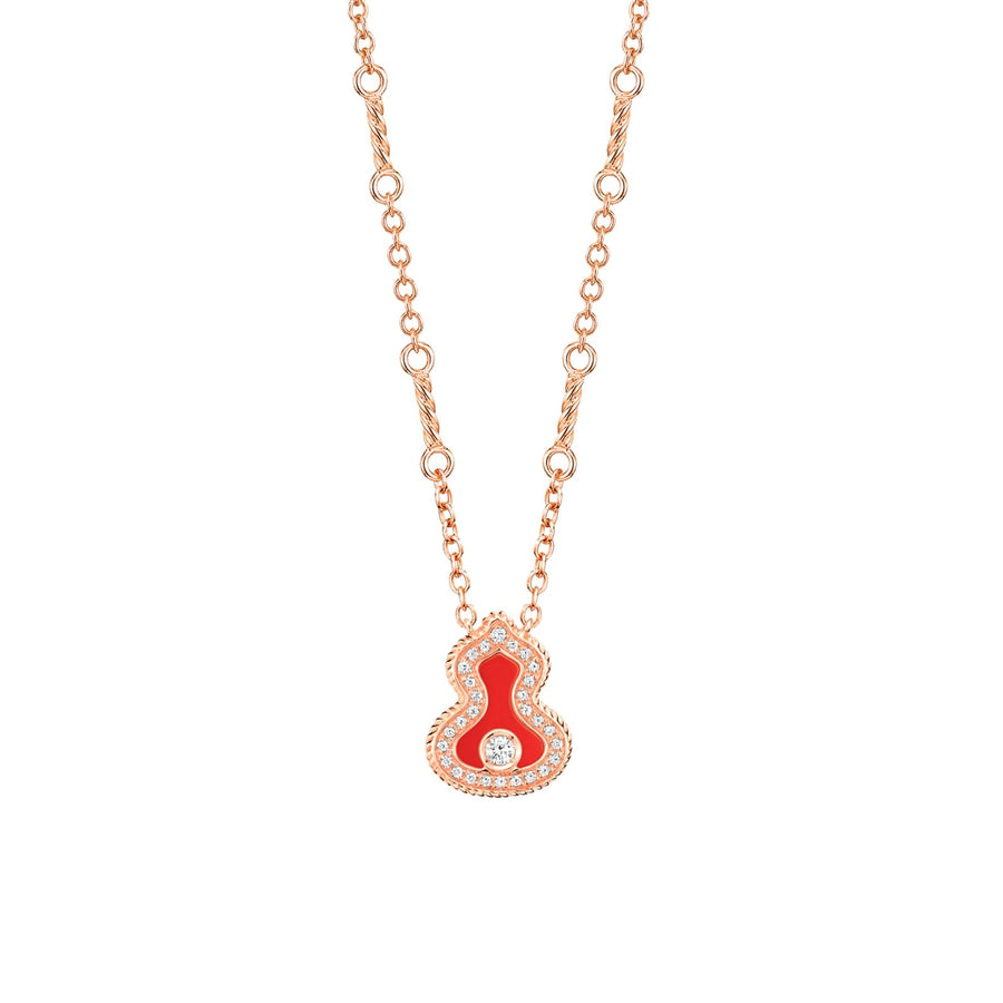 Qeelin Wulu Necklace - WU-040-LGNL-RGDRA
