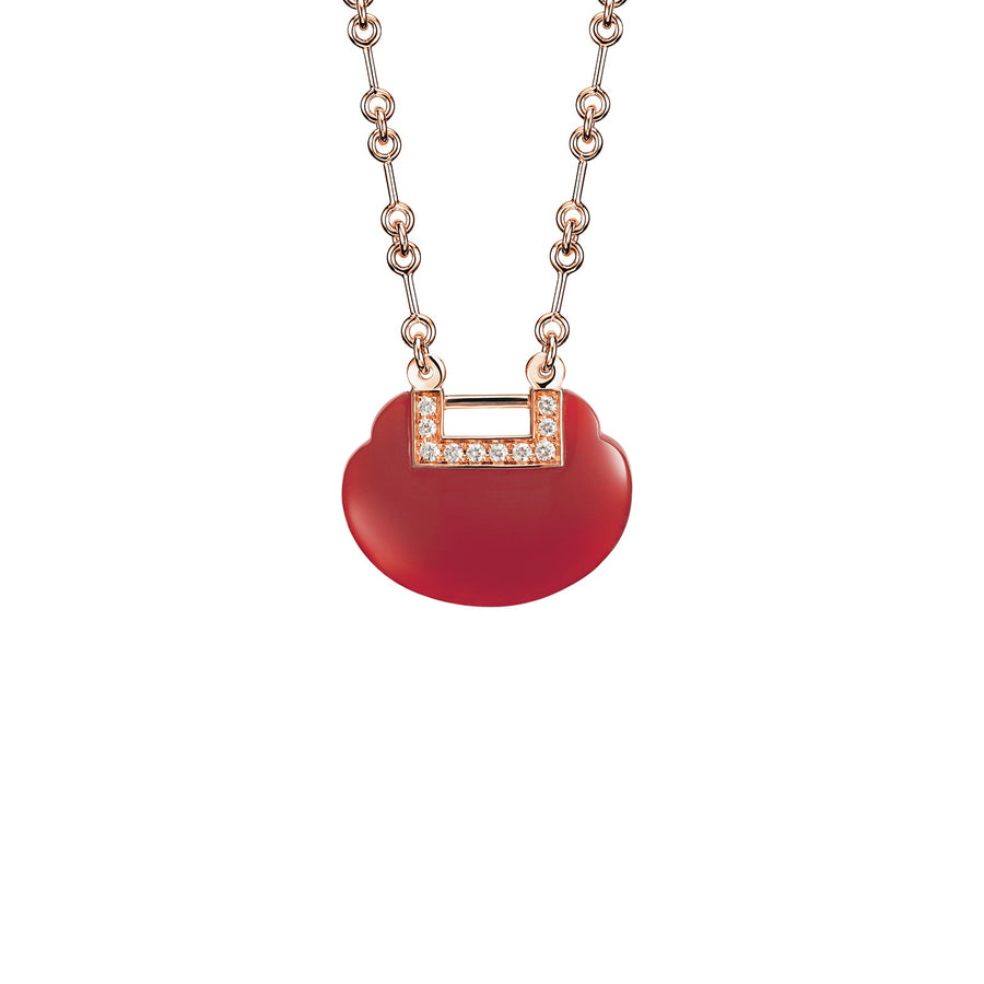 Qeelin Yu Yi Medium Necklace - YY-020-NL-RGDRA