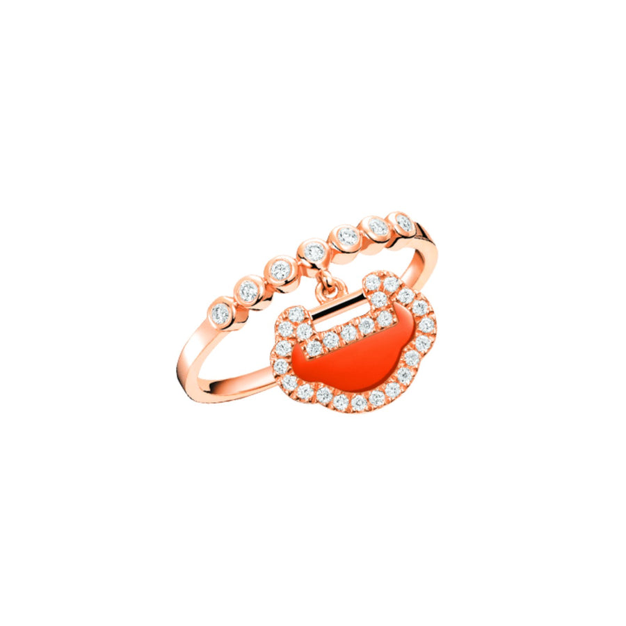 Qeelin Yu Yi Petite Ring - YYRPT2BRGRA