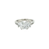 Radiant-cut Diamond Ring-Radiant-cut Diamond Ring - DRJBS01072