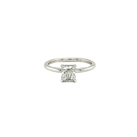 Radiant-cut Engagement Ring -