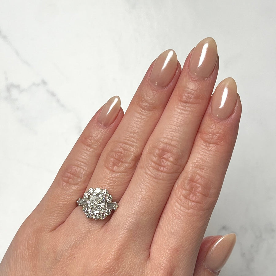 Radiant-cut Halo Engagement Ring - DRJST01312