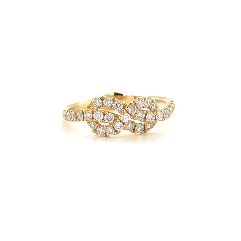 Ribbon Diamond Ring-Ribbon Diamond Ring - DRRDI00562