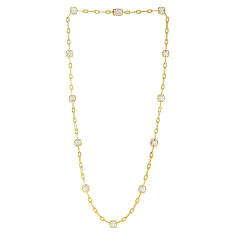 Roberto Coin Barocco 11 Station Necklace-Roberto Coin Barocco 11 Station Necklace -