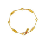 Roberto Coin Barocco Diamond Station Link Bracelet-Roberto Coin Barocco Diamond Station Link Bracelet - 7771248AYLBX