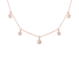 Roberto Coin Bezel Set Diamond Necklace -