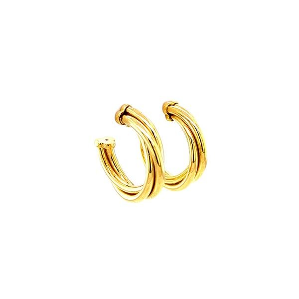 Roberto Coin Classic Half Hoop Earrings -