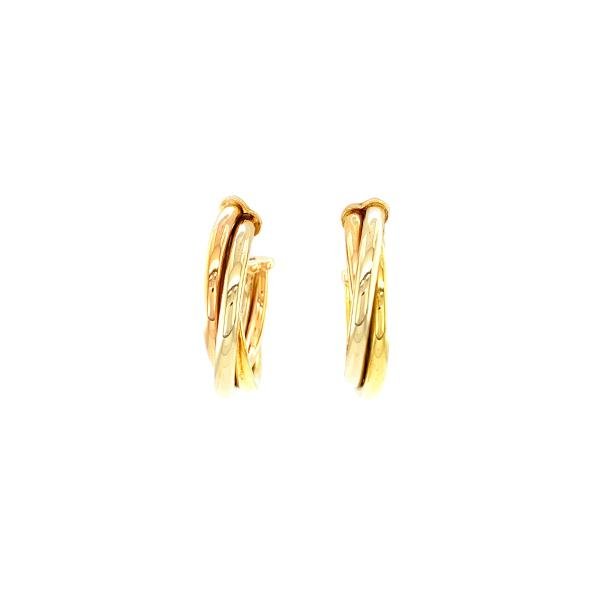 Roberto Coin Classic Half Hoop Earrings -