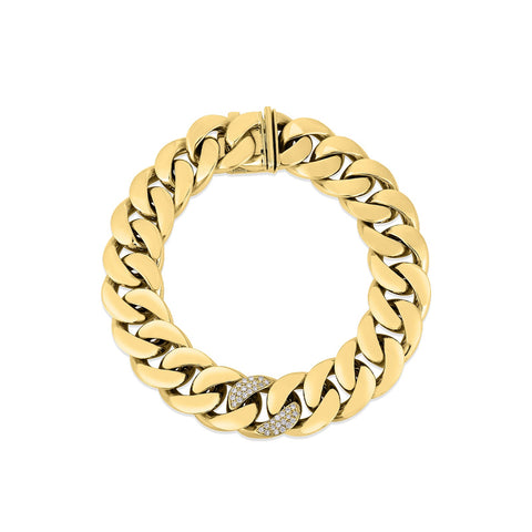 Roberto Coin Curb Link Bracelet-Roberto Coin Curb Link Bracelet - 9151065AJLBX