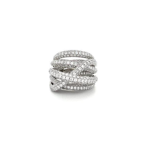 Roberto Coin Diamond Pave Ring-Roberto Coin Diamond Pave Ring -