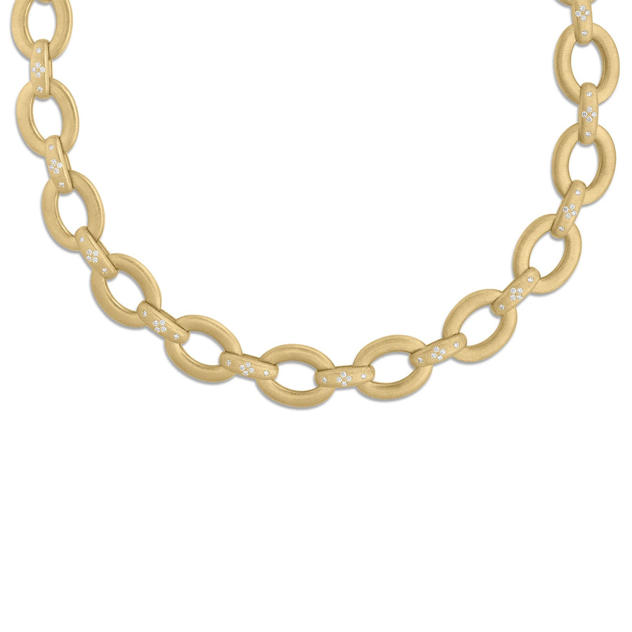 Roberto Coin Duchessa Oval Link Collar - 7773249AY17X