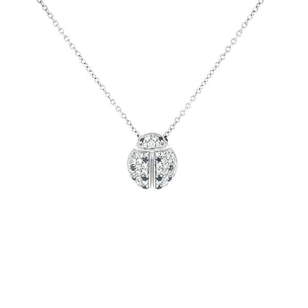 Roberto Coin Ladybug Diamond Necklace-Roberto Coin Ladybug Diamond Necklace -