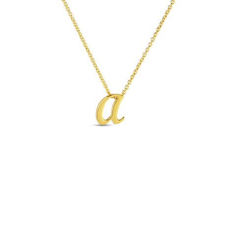 Roberto Coin Letter "A" Necklace - 000021AYCH0A