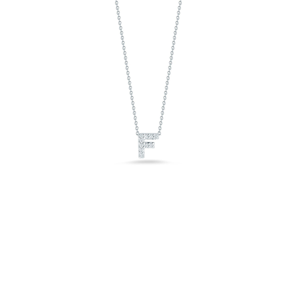 Roberto Coin Letter "F" Pendant - 001634AWCHXF