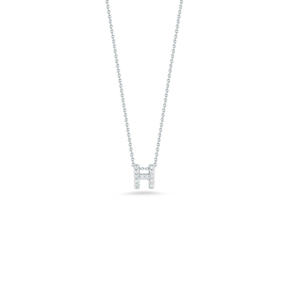 Roberto Coin Letter "H" Pendant -