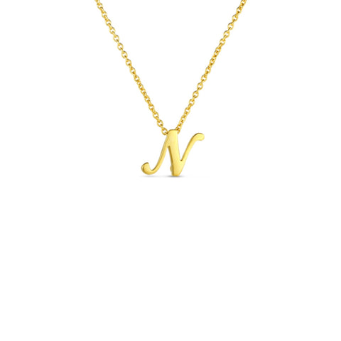 Roberto Coin Letter "N" Necklace - 000021AYCH0N