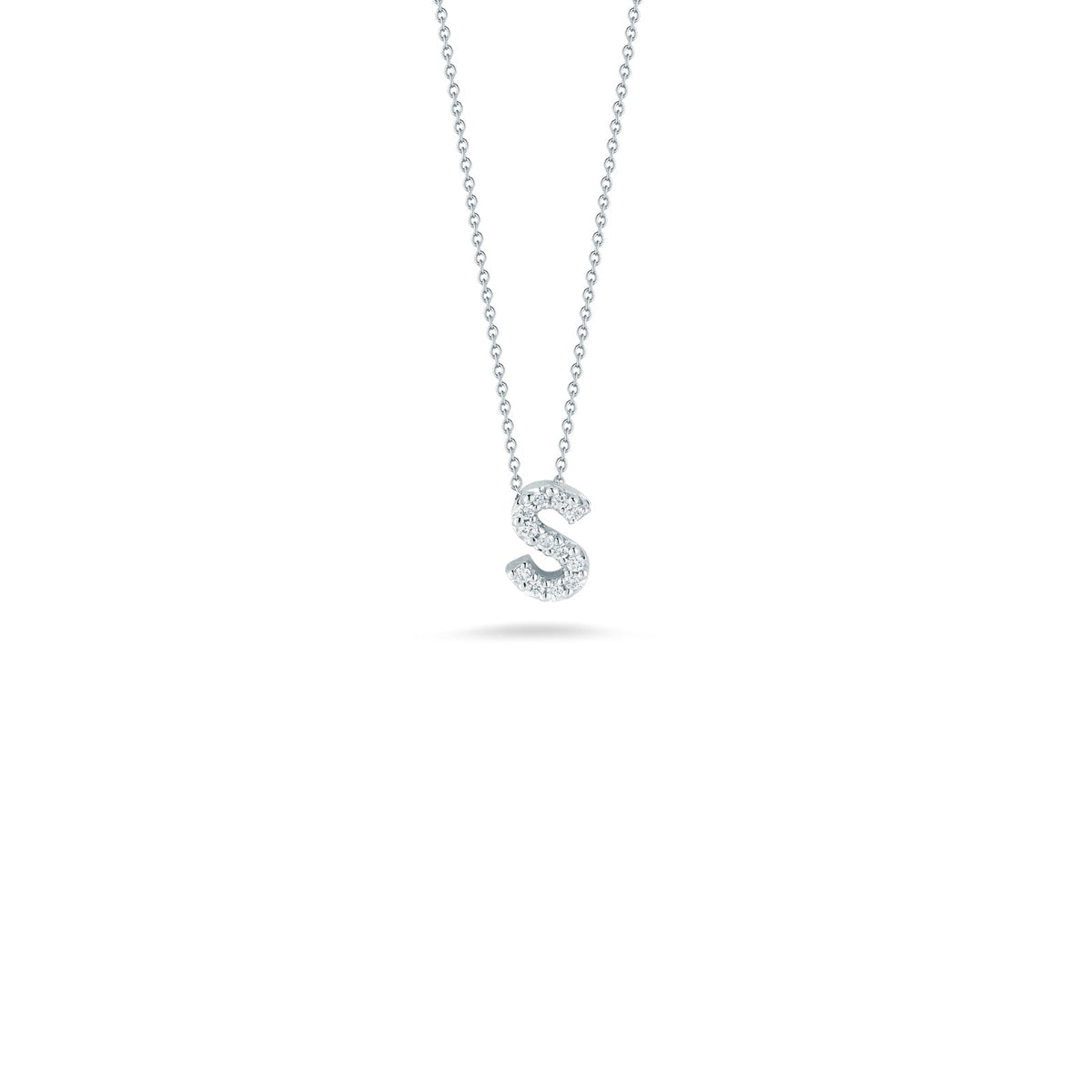 Roberto Coin Letter "S" Pendant - 001634AWCHXS