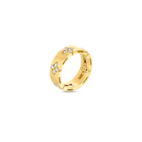 Roberto Coin Love in Verona Gold Band with Diamond Accent-Roberto Coin Love in Verona Gold Band with Diamond Accent - 8882968AY65X