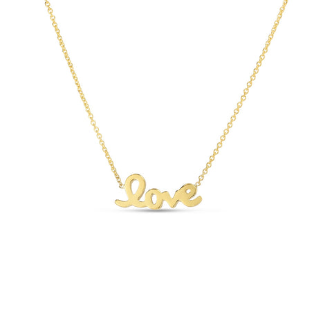 Roberto Coin Love Letter Necklace-Roberto Coin Love Letter Necklace - 000995AYCH00